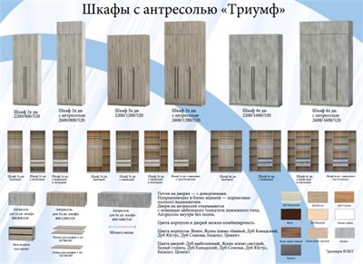 ШКАФЫ "ТРИУМФ"   (К) 7059
