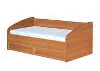 Кровать с ящиками с задней спинкой 900  (К) 3675