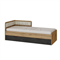 Кровать детская Хогвартс дуб вотан / обсидиан в Новосибирске  (Э) 5946