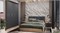 Спальный гарнитур «Хилтон» №2 Дуб Крафт золотой, Графит матовый  (Т-Я) 6240
