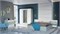 БАРИ Шкаф-купе с зеркалом (1300) Дуб Сонома/Белый  (Э) 6616