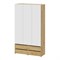 "Абрау" Шкаф трехстворчатый (с ящиками) Дуб Золотой/Белый  (МФ) 6701