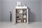 Лайн Комод 13.121, Дуб серый Крафт / Белый глянец   (Т-А) 7129