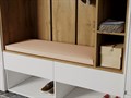 Прихожая  Прага Комплектация -1  Белая   (Х) 2603